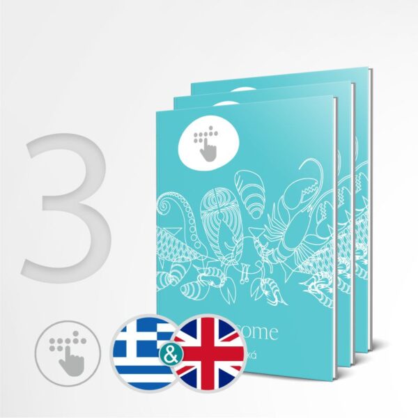 3 agglikos kai Ellinikos katalogos braille, katalos mpraig, menu braille, menu braig, e-braille.gr